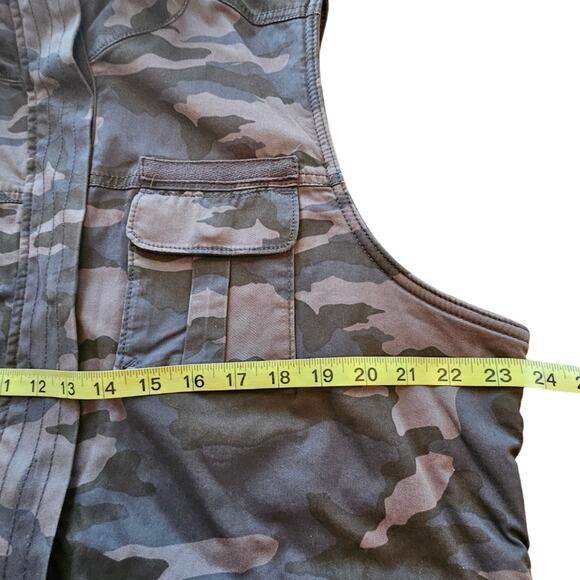 Sonoma womens Camo sherpa lined utlitliy vest size XL - Picture 6 of 9